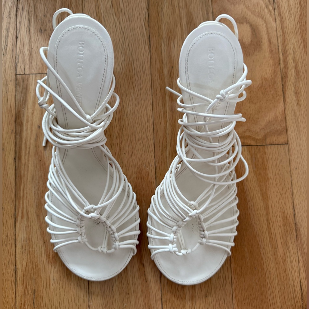 Bottega Veneta Dot Lace Up Sandal